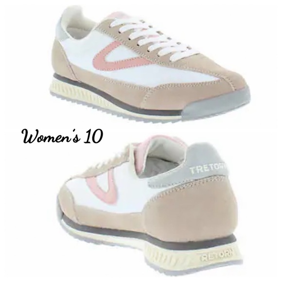 (NWT) Tretorn Women’s Rawlins Sneaker in Blush Pink, Size: 10